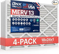 BNX TruFilter 18x24x1 Air Filter MERV 13 by BNX