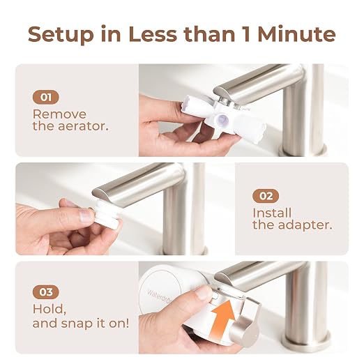 Waterdrop BFT1 Skincare Bathroom Sink Filter, Water Filter - Image 6