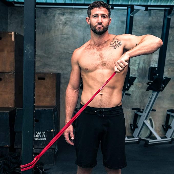 WOD Nation Pull Up Assistance Bands (10-175lbs Band) - Best for Pullup Assist, Chin Ups, Resistance Bands Exercise, Stretch, Mobility Work & Serious Fitness - 41 inch Straps-FlexoryFit