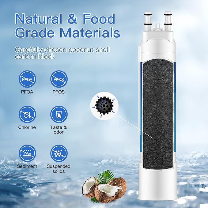 Water Filter Replacement for Frigidaire FPPWFU01 Water Filter Compatible with EPPWF01 PureAdvantage PWF-1 FPPWFU01 (1 Pack)
