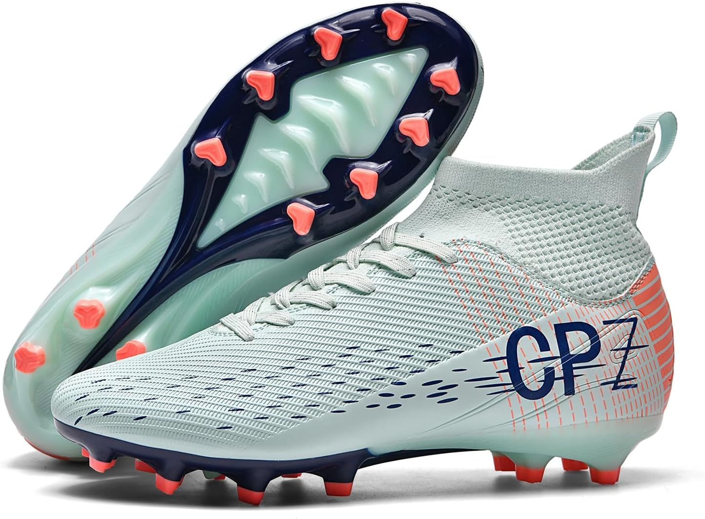 Soccer Cleats for Mens Womens Indoor Soccer Shoes Unisex Baseball Turf Shoes Youth Rugby Shoes Adult AG FG TF Football Boots Wide Training Sneaker
