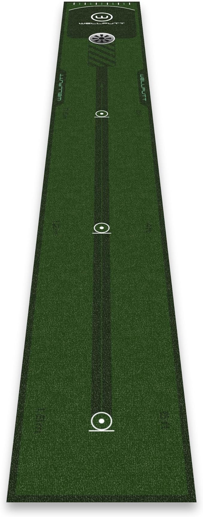 WELLPUTT - Golf Putting Training Mat - 8ft Essential