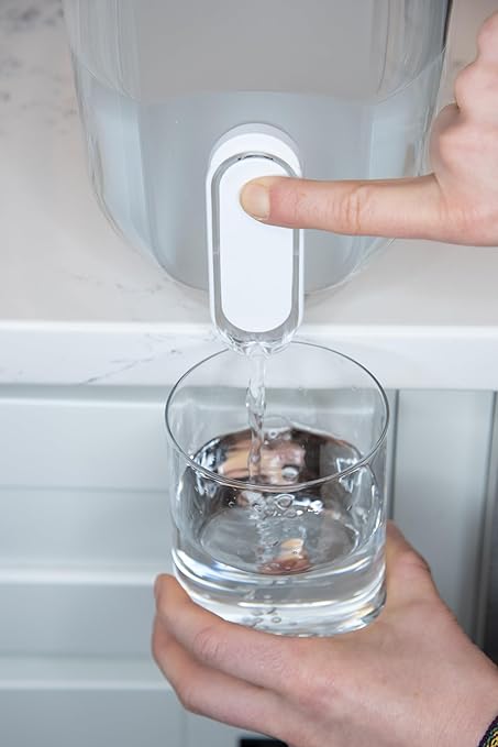 LifeStraw Home – Water Filter Dispenser, 18-Cup, Obsidian