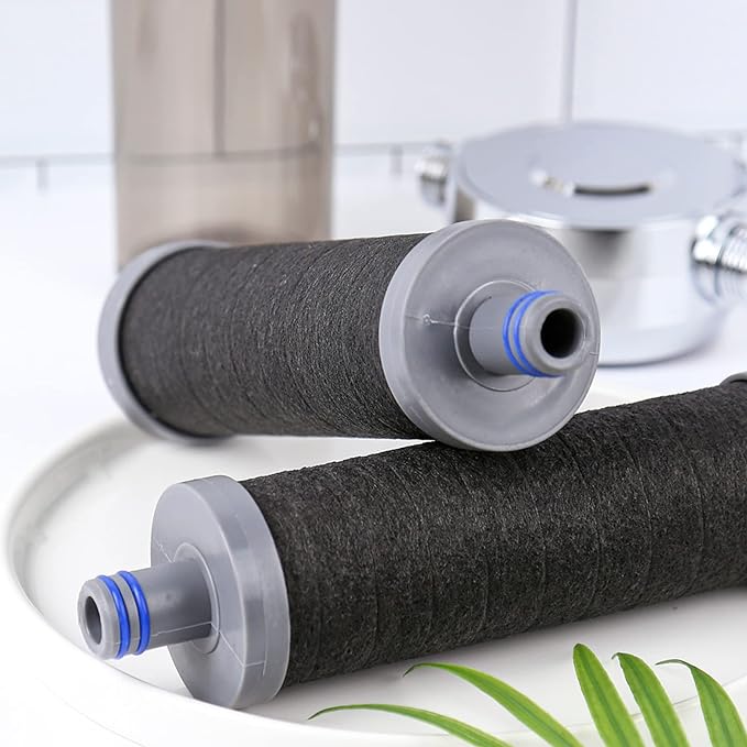 2.0 Carbon Shower Head Filter | Removes Chlorine, Heavy Metals, And More | Great For Dry Skin, Dry Hair, And More | NSF Certified (2.0 Carbon Refill Cartridge)
