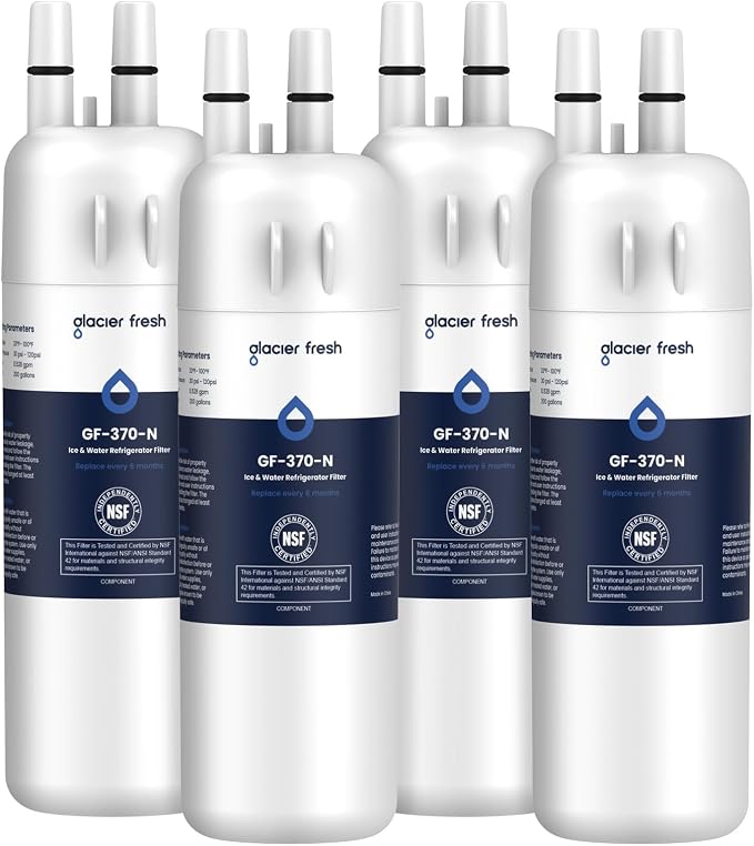 GLACIER FRESH Refrigerator Water Filter Compatible by GLACIERFRESH