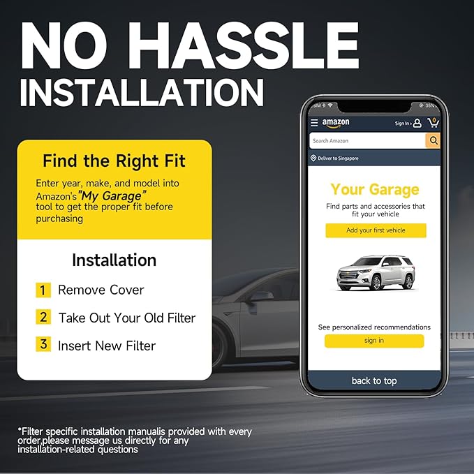 CP138 (CF10138) Cabin Air Filter with Activated Carbon Replacement for Toyota Highlander (2001-2007), Lexus IS300 (2001-2005), RX300 (1999-2003)