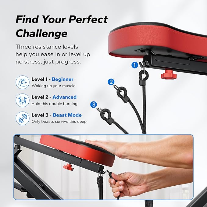 Squat Machine, MERACH R07 2 in 1 Squat Rowing Machine, Easy Setup & Foldable Exercise Equipment, Glute Trainer Machine, Glutes & Leg Home Workout Machine-FlexoryFit
