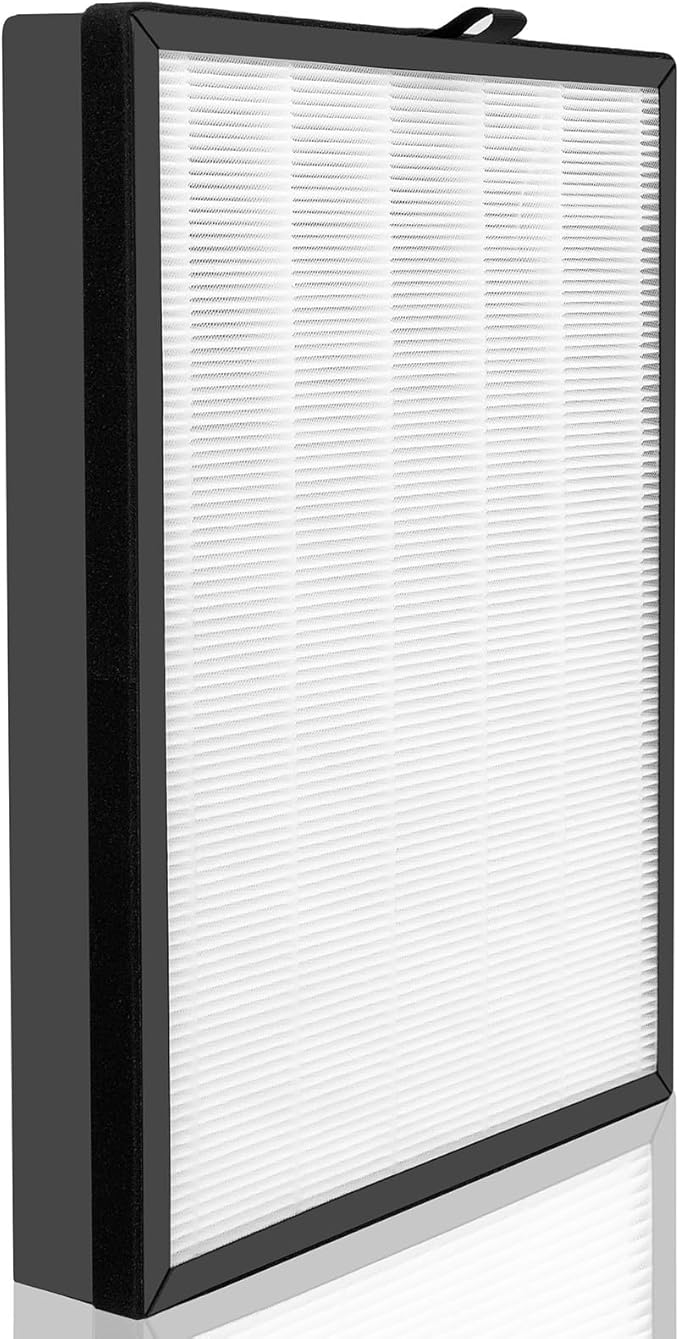 2-Pack Replacement H14 Filter Compatible For Puroair 400 Air Purifier, H14, 4-Stage Filtration Activated carbon