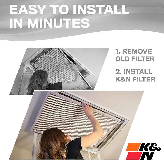 K&N 14X20X1 HVAC Furnace Air Filter, Lasts a Lifetime, Merv 8, the Last HVAC - Image 5