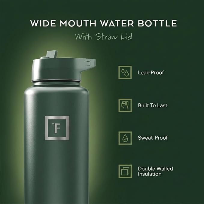 IRON °FLASK Camping & Hiking Hydration Flask - Image 2