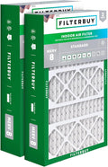 Filterbuy 15.75x27.63x3.50 Air Filter MERV 8 Dust Defense (2-Pack), Pleated HVAC AC Furnace Air Filters Replacement for Aprilaire Space-Gard 104/2140 (Actual Size: 15.69 x 27.56 x 3.50 Inches)
