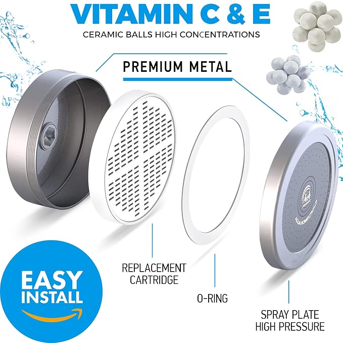 AquaHomeGroup High Pressure Filtered Shower Head - Image 3