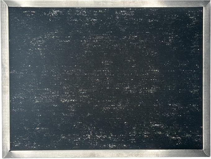 Stove Range Hood Vent Filter - Premium Aluminum Mesh and Charcoal Carbon Replacement for Broan Range Hoods, 8.5" x 11.25" x 3/8" - 1pk