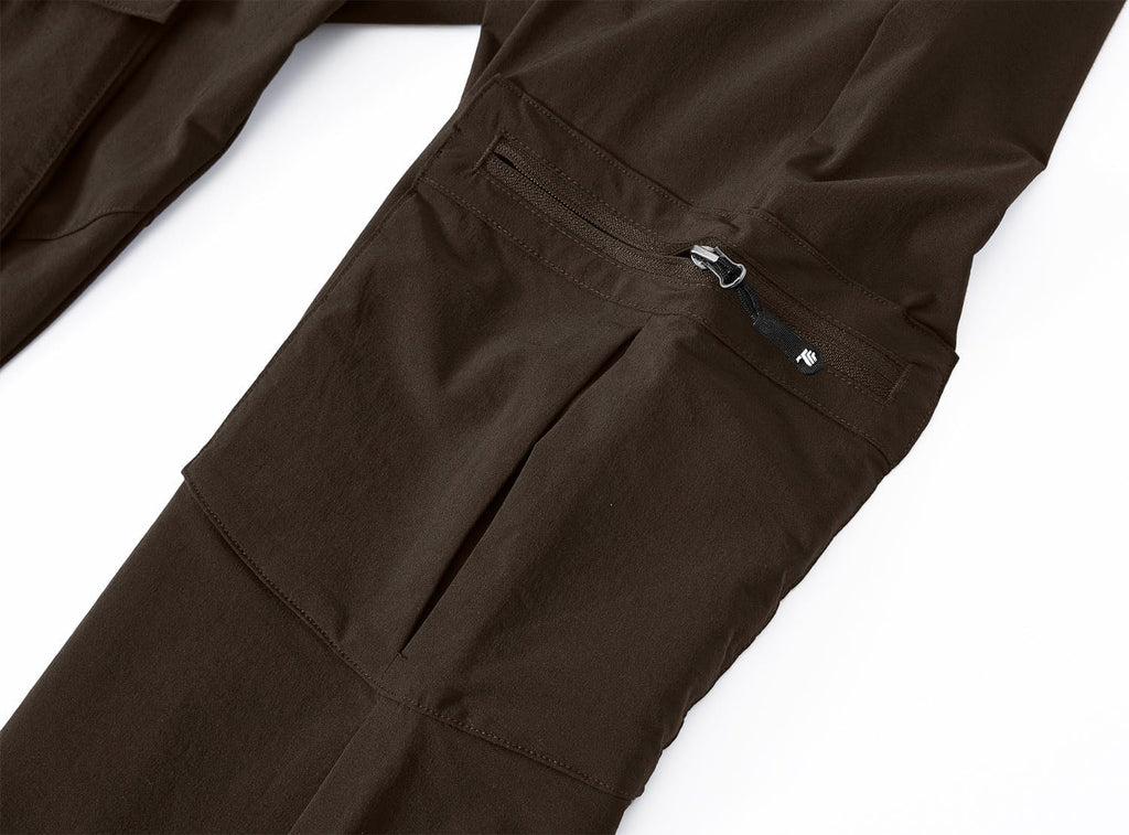 YSENTO Women's Hiking Pants Lightweight Stretch Quick Drying UPF 50 Camping Travel Work Cargo Pants 6 Pockets
