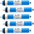 APPLIED MEMBRANES INC. 75 GPD Reverse Osmosis Membrane | RO Membrane Water Filter Replacement for Reverse Osmosis Water Filtration System | 1.8" x 12" Universal Compatibility, Pack of 5
