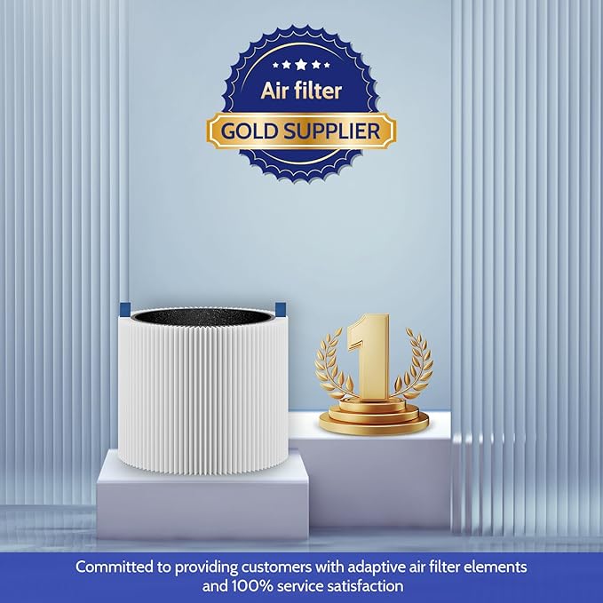 4-Pack Mini Max Replacement Filter Compatible with Blue Pure Mini Max Air Purifier, FMINI Replacement Filter for Mini Max Air Purifier, Premium H13 HEPA Filtration System