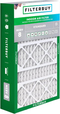 Filterbuy 15.75x27.63x3.50 Air Filter MERV 8 (MPR 700) Dust Defense Replacement (1-Pack), Pleated HVAC AC Furnace Filters for Aprilaire Space-Gard 104/2140 (Actual Size: 15.69 x 27.56 x 3.50)