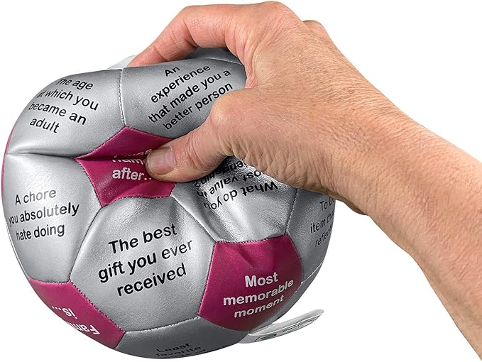 Trainers Warehouse 6" Thumball Collection, 32 Prompts for Conversation, Team Building, Relationship and Training-FlexoryFit