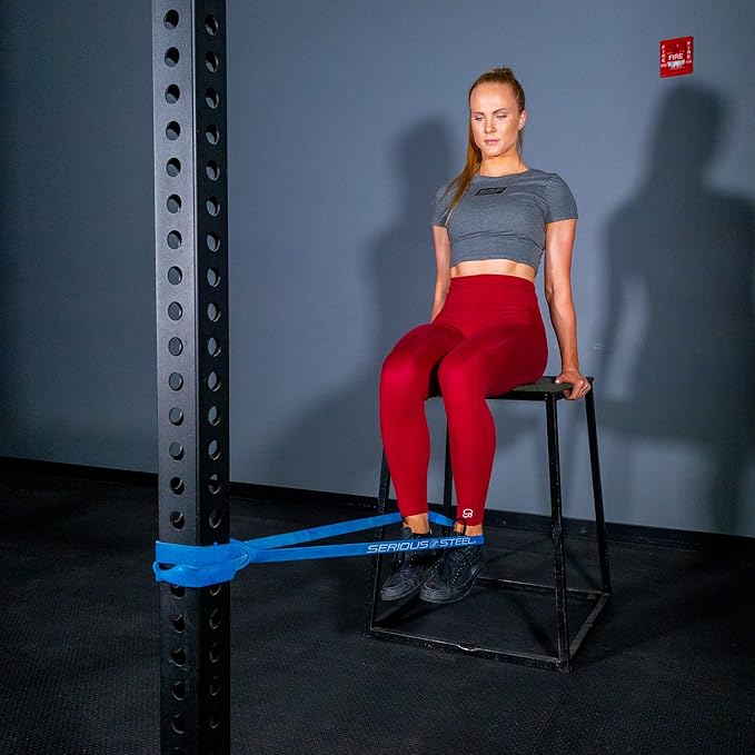 SERIOUS STEEL FITNESS Assisted 41" Pull-Up Band, Resistance & Stretch, Powerlifting & Pull-up Assist Loop (Single Band)-FlexoryFit