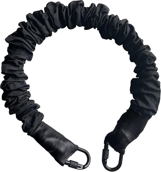 PRIOR FITNESS Premium Bungee Cord, Heavy Duty Bungee Fitness Cord,110-176Pounds Resistance Cord Elastic Rope Suspension Workout Fitness Bands for Exercise at Home Gym Include ONLY 1* Extra Bungee Cord-FlexoryFit