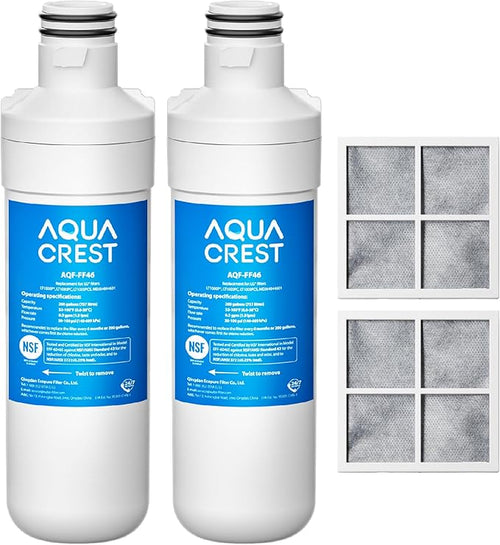 AQUA CREST LT1000PC ADQ747935 Refrigerator Water Filter and Air Filter by AQUACREST