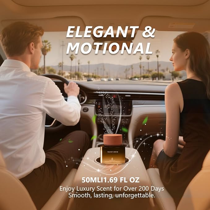 Car Air Freshener Cup 50ml Car Air Fresheners Woody Citrus Diffuser - SA30 Fragrance Oil Air Diffuser for Car, 180+ days Long Lasting Fragrance, 1.7 FL OZ/8ML Made in USA Car Air Fresheners