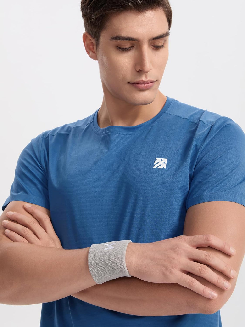 Mens Seamless Workout T-Shirts Lightweight Moisture Wicking Running Hiking Camping Tennis Pickleball Shirts for Men