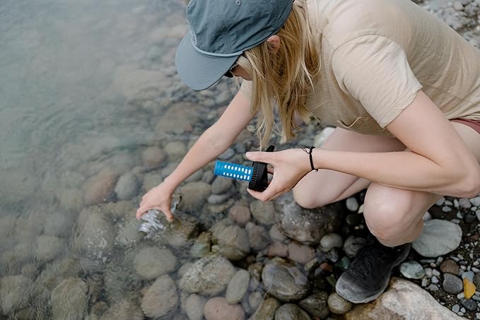 Platypus DayCap Water Bottle Filter Cap for Wide Mouth HydroFlask, Nalgene, and Yeti Water Bottles