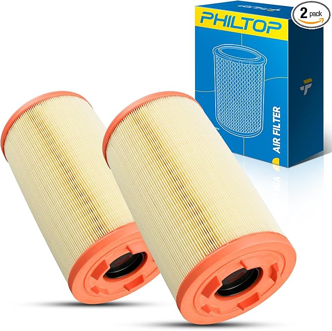 PHILTOP Engine Air Filter, CA11950 2PCS Compatible by PHILTOP