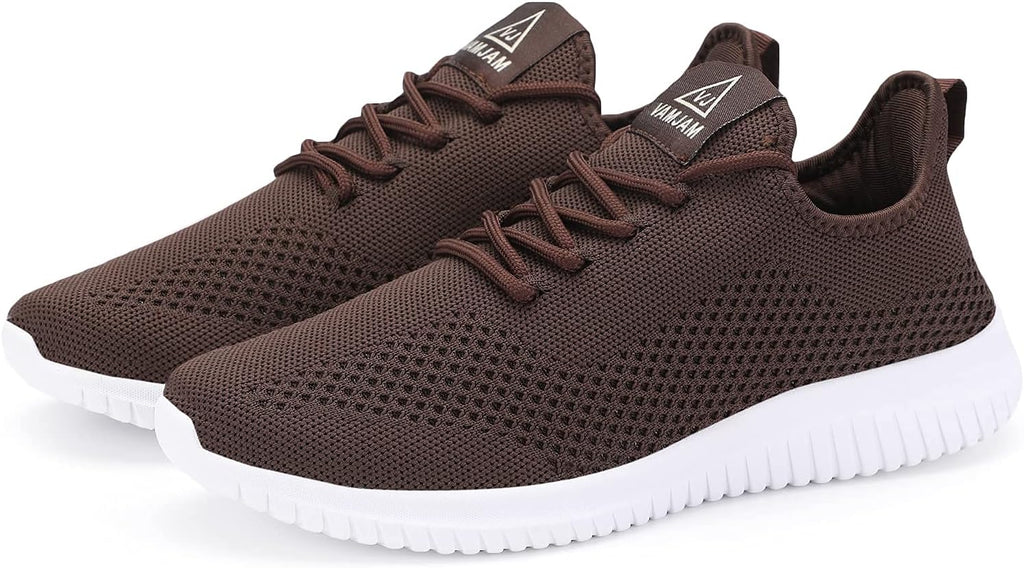 VAMJAM Men's Running Shoes Ultra Lightweight Breathable Walking Shoes Non Slip Athletic Fashion Sneakers Mesh Workout Casual Sports Shoes