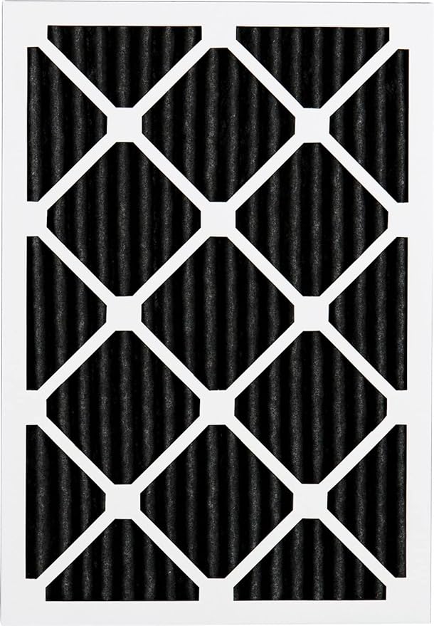 Nordic Pure 18x20x1 (17 1/2 x 19 1/2 x 3/4) Pure Carbon Pleated Odor Reduction Furnace Air Filters 2 Pack