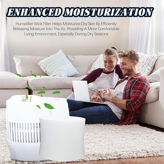 MAF2 Humidifier Filter Replacement for AIRCARE Essick Air Moist Air MA0800 MA0600 MA08000 MA0601 for Kenmore 15408 15508 154080 17006 29706 29988 Series Humidifier Super Wick Filter (2-Pack)