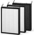 3Pack 47001 Replacement Filter-Compatible with NUWAVE OxyPure 47001 47002 47003 47004 47005 47006 Air Purifier,HEPA Carbon Combo 47004 Filter Replacement (3Pack)