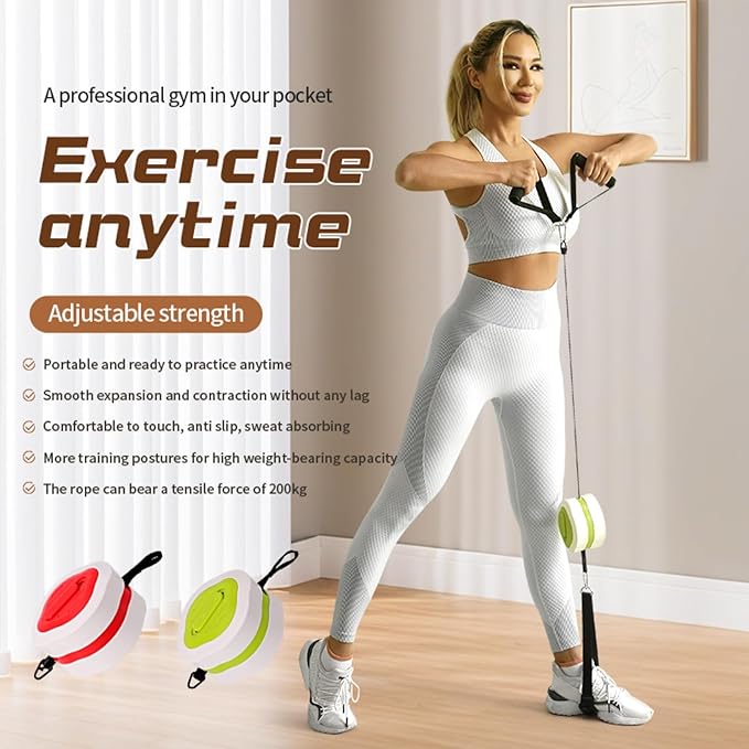 Adjustable Resistance Fitness Pump 3 Speed, Home Comprehensive Training Equipment, Tension Pump, Arm Strength Device Duitable for Home Fitness-FlexoryFit