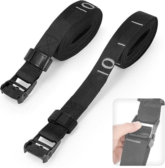 Teamaze Gymnastics Rings Straps with 15 FT Adjustable Number Buckle for Pull-Up Bar Workout Exercise Gym Hanging Rings Indoor (One Pair Strap Only)-FlexoryFit