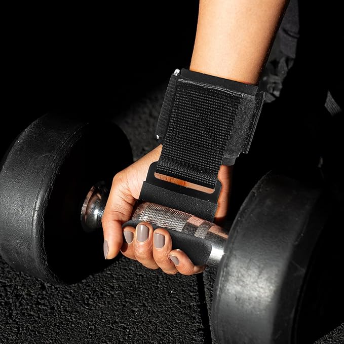 RELIFE REBUILD YOUR LIFE Lifting Hooks for Men and Women(Pair), Pull Up Straps, Gym Reapers Lifting Wrist Grips, Heavy Powerlifting, Lifting Hooks for Weight Lifting-FlexoryFit