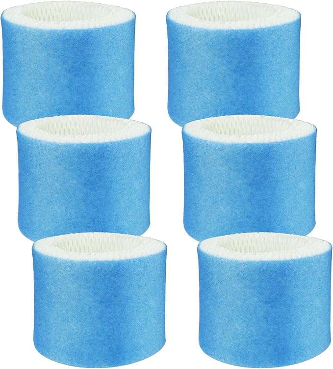 Lemige 6 Pack Upgraded HAC-504 Humidifier Filters for Honeywell Humidifier HAC-504, HAC-504AW, HAC504V1, HCM350, HCM-350W, HCM-300T, HCM-315T, HCM-600, HCM-710, Replacement Filter A