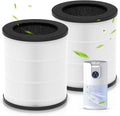 M03 Replacement Filte-r Compatible with MOOKA M03 & B-D03 Air Purifie-r, 3 Stage Filtration with HEPA Filte-r, 2 Pack