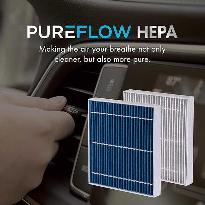 PureFlow HEPA Cabin Air Filter PC5764HX | Fits 2005-2020 Nissan Frontier, 2005-2012 Pathfinder, 2005-2015 Xterra, 2005-2009 Pickup, 2014-2015 NP300, 2009-2012 Suzuki Equator
