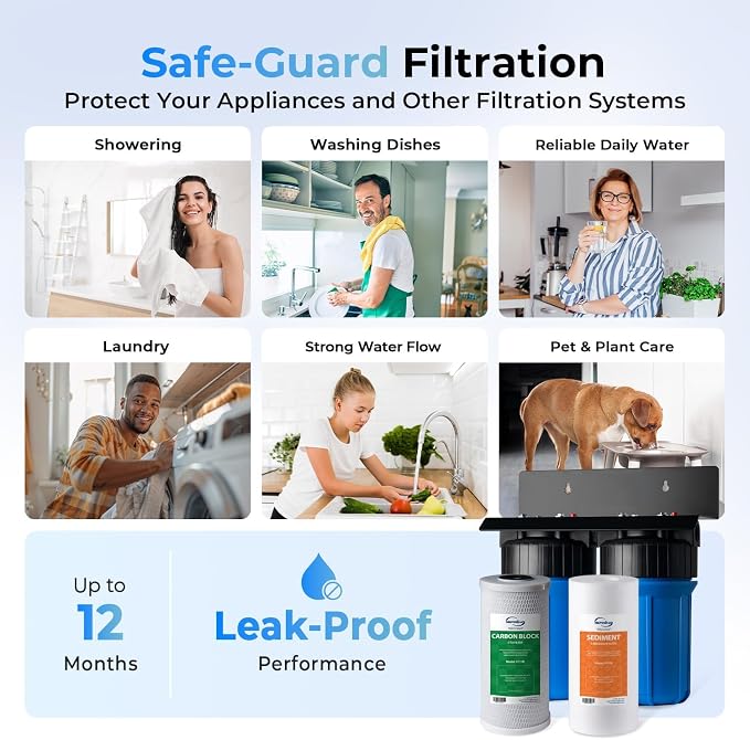iSpring WGB21B 2-Stage Whole House Water Filtration System, - Image 5