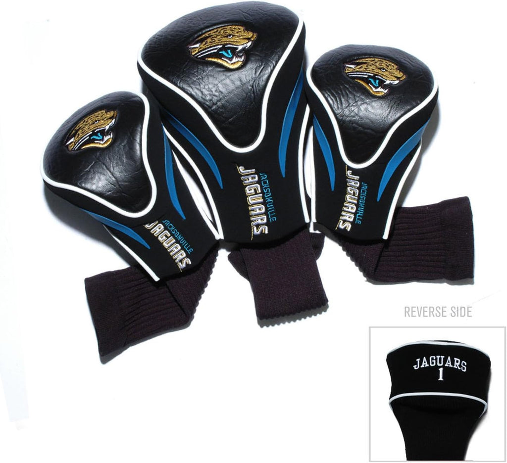 Team Golf NFL Numbered 1, 3, & X, Fits Oversized Drivers, Utility, Rescue & Fairway Clubs, Velour Lined for Extra Club Protection