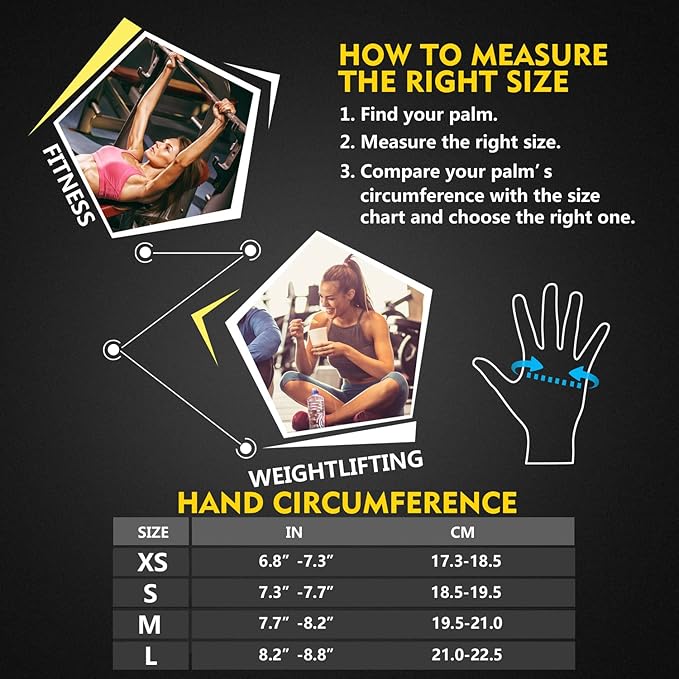 ihuan Ventilated Weight Lifting Gym Workout Gloves with Wrist Wrap Support for Men & Women, Full Palm Protection, for Weightlifting, Training, Fitness, Hanging, Pull ups-FlexoryFit