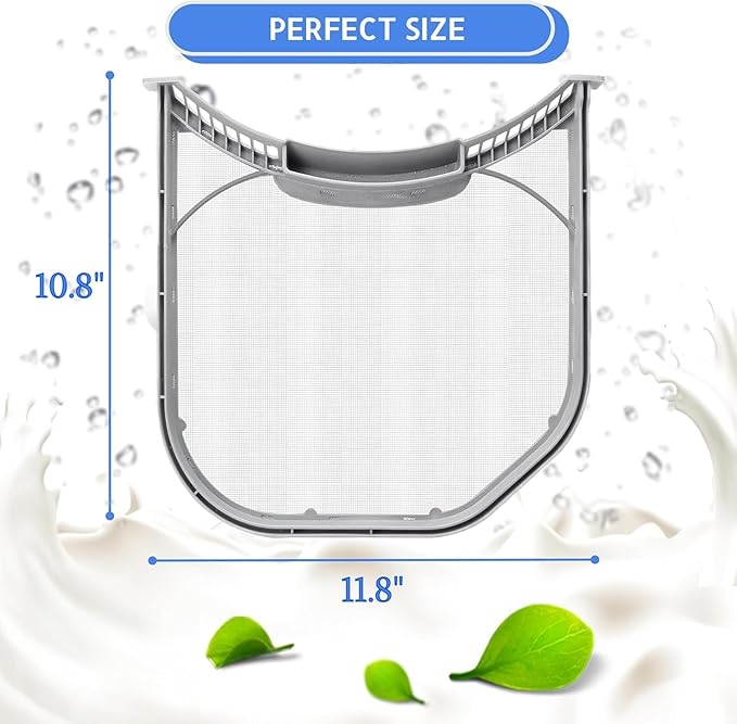 ADQ56656401 Dryer Lint Filter Screen Trap Replacement For LG DLEX3370V, DLEX3470V, DLEX3470W DLE2601R, DLE2601W, DLE2701V, DLE3050W, DLE3170W Dryer
