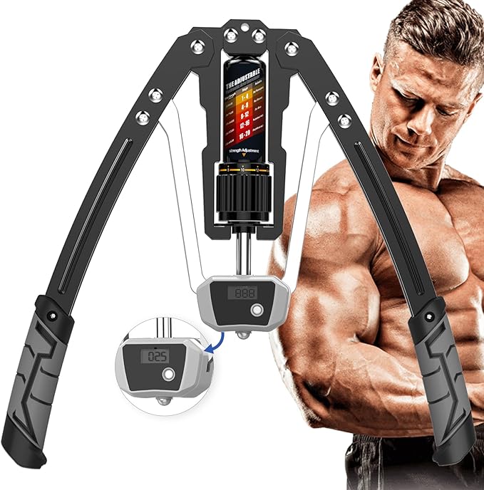 EAST MOUNT Twister Arm Exerciser - Adjustable 22-440lbs Hydraulic Power, Home Chest Expander, Shoulder Muscle Training Fitness Equipment, Arm Enhanced Exercise Strengthener.-FlexoryFit