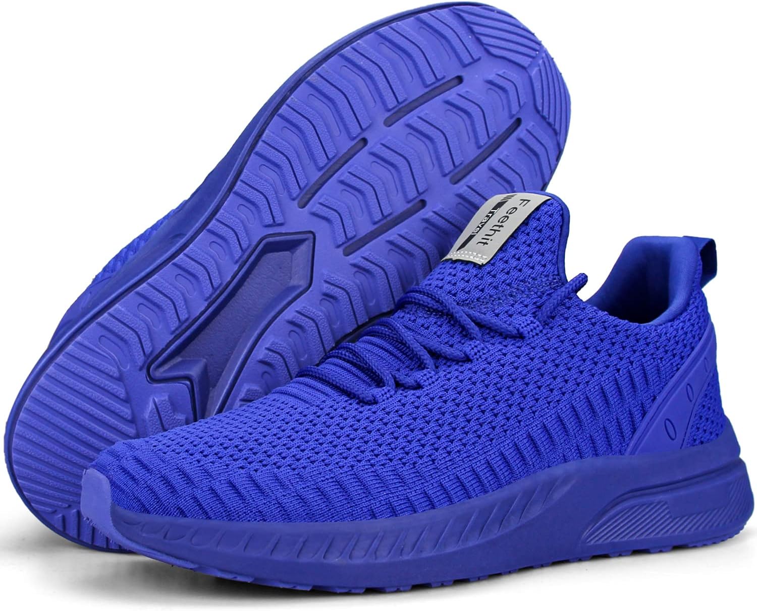 Feethit Mens Slip On Walking Shoes Blade Tennis Shoes Non Slip Running Shoes Lightweight Workout Shoes Breathable Mesh Fashion Sneakers