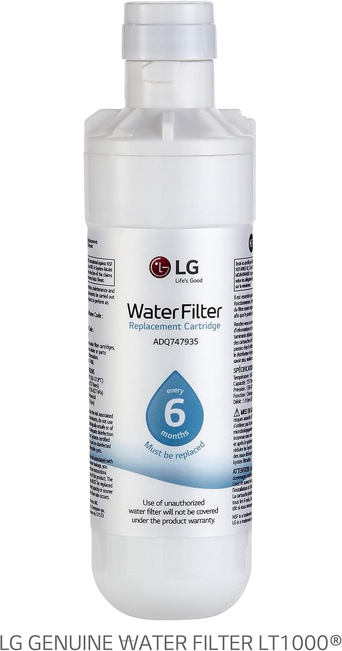 LG LT1000P3 6-Month / 200 Gallon Refrigerator Replacement Water Filter - Image 2