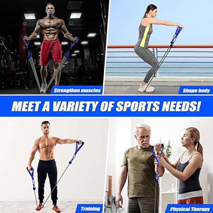 Heavy Resistance Bands for Working Out, 350lbs/450lbs Exercise Bands with Handles, Workout Bands Set for Men, Fitness Weight Bands for Muscle Strength Training, Stretching, Slim, Home Gym Equipment-FlexoryFit