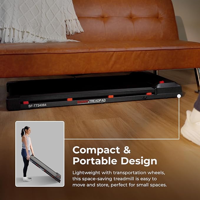Sunny Health & Fitness Smart Wi-Fi Treadmills-FlexoryFit