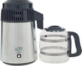 H2o Labs Best-in-Class Countertop Water Distiller - Stainless Steel Home Water Distiller with 1 Gallon Glass Carafe - Porcelain Nozzle Insert & Optimal Heating Element for Pure Distilled Water - 300SS