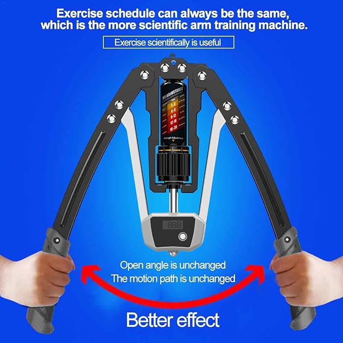 EAST MOUNT Twister Arm Exerciser - Adjustable 22-440lbs Hydraulic Power, Home Chest Expander, Shoulder Muscle Training Fitness Equipment, Arm Enhanced Exercise Strengthener.-FlexoryFit